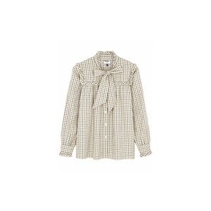 ASO Kate Middleton Barbour Alexa Chung Bella Ruffle Bow Blouse altered to fit s2
